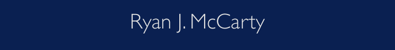 Ryan J McCarty